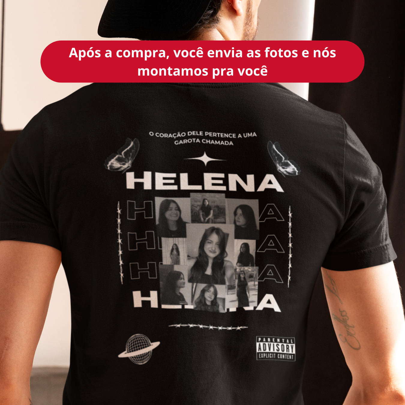 Camiseta Personalizada "Butterfly"