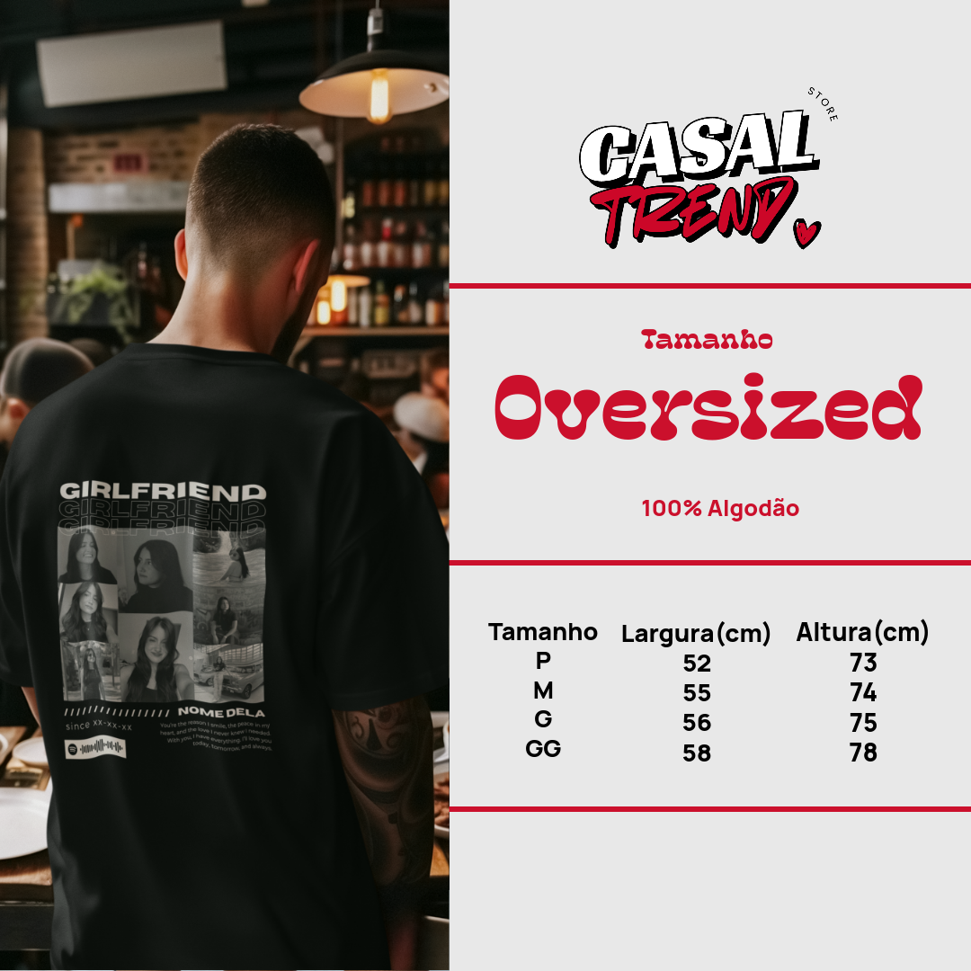 Camiseta Personalizada "Girlfriend"